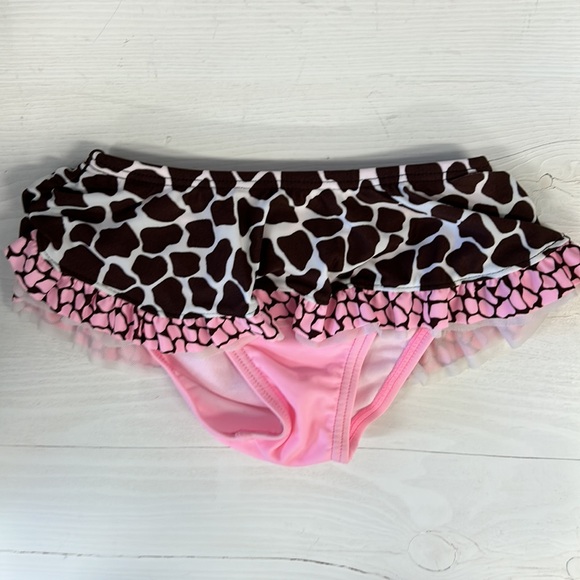 NWT Hula Star Leopard Pattern Triangle Bikini Kids - Picture 3 of 6